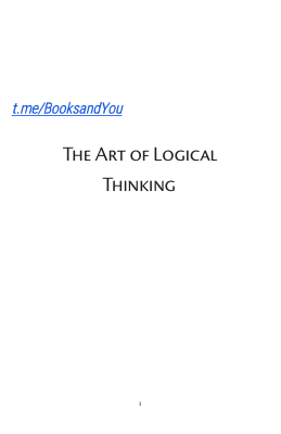 THE ART OF LOGICAL THINKING.pdf